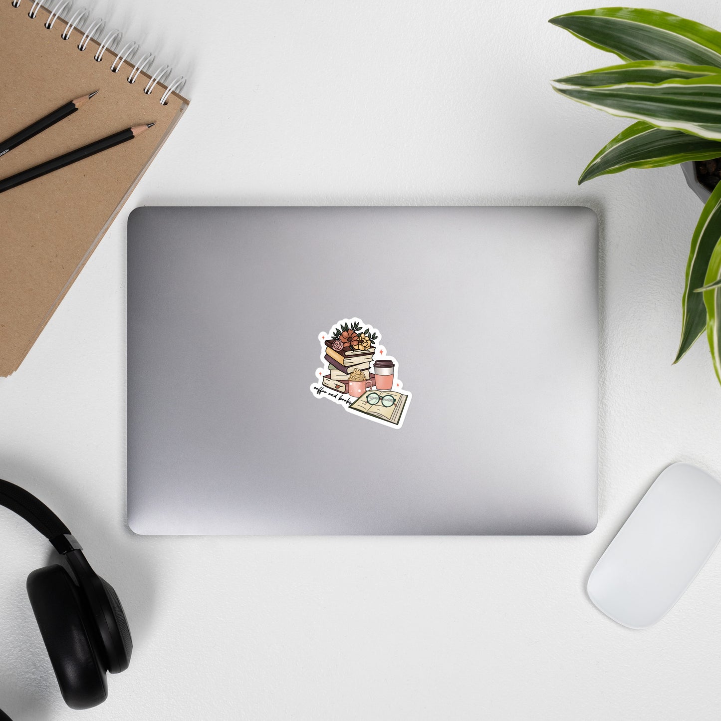 Coffee & Books Sticker