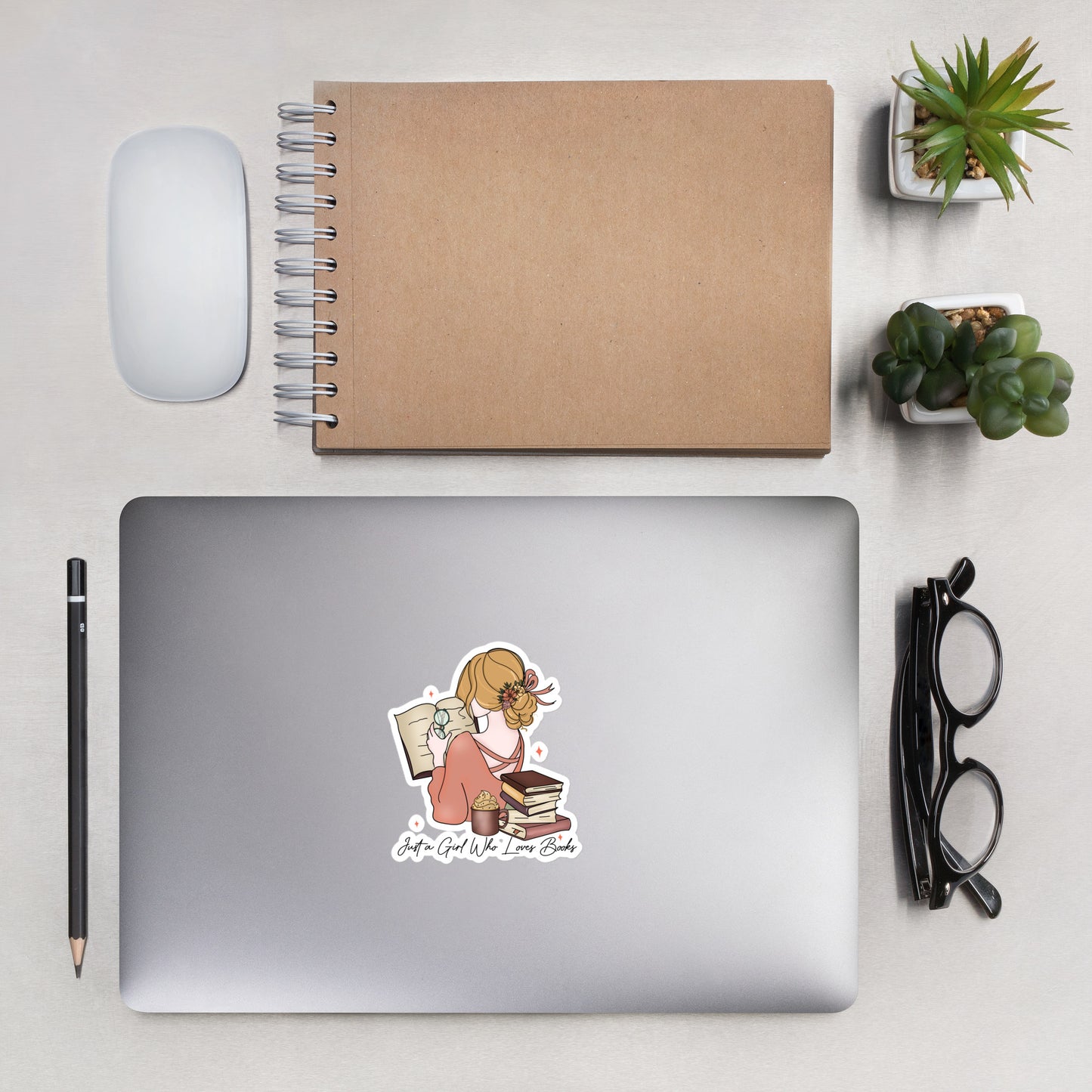Just a girl who loves to read sticker