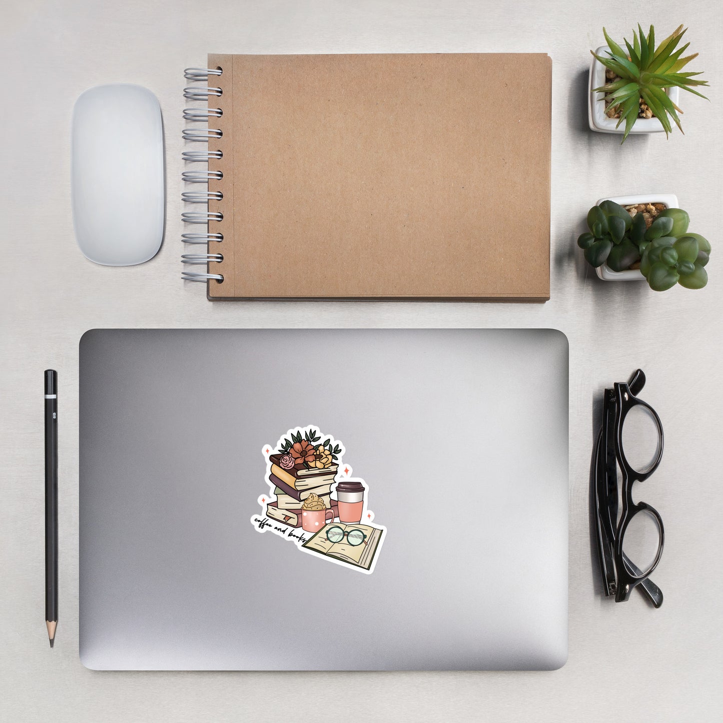 Coffee & Books Sticker