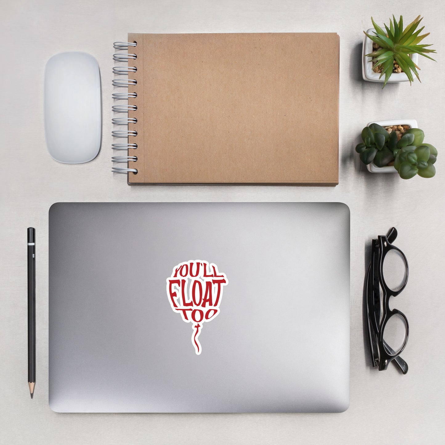 Halloween Horror Scary Youll Float Too Sticker