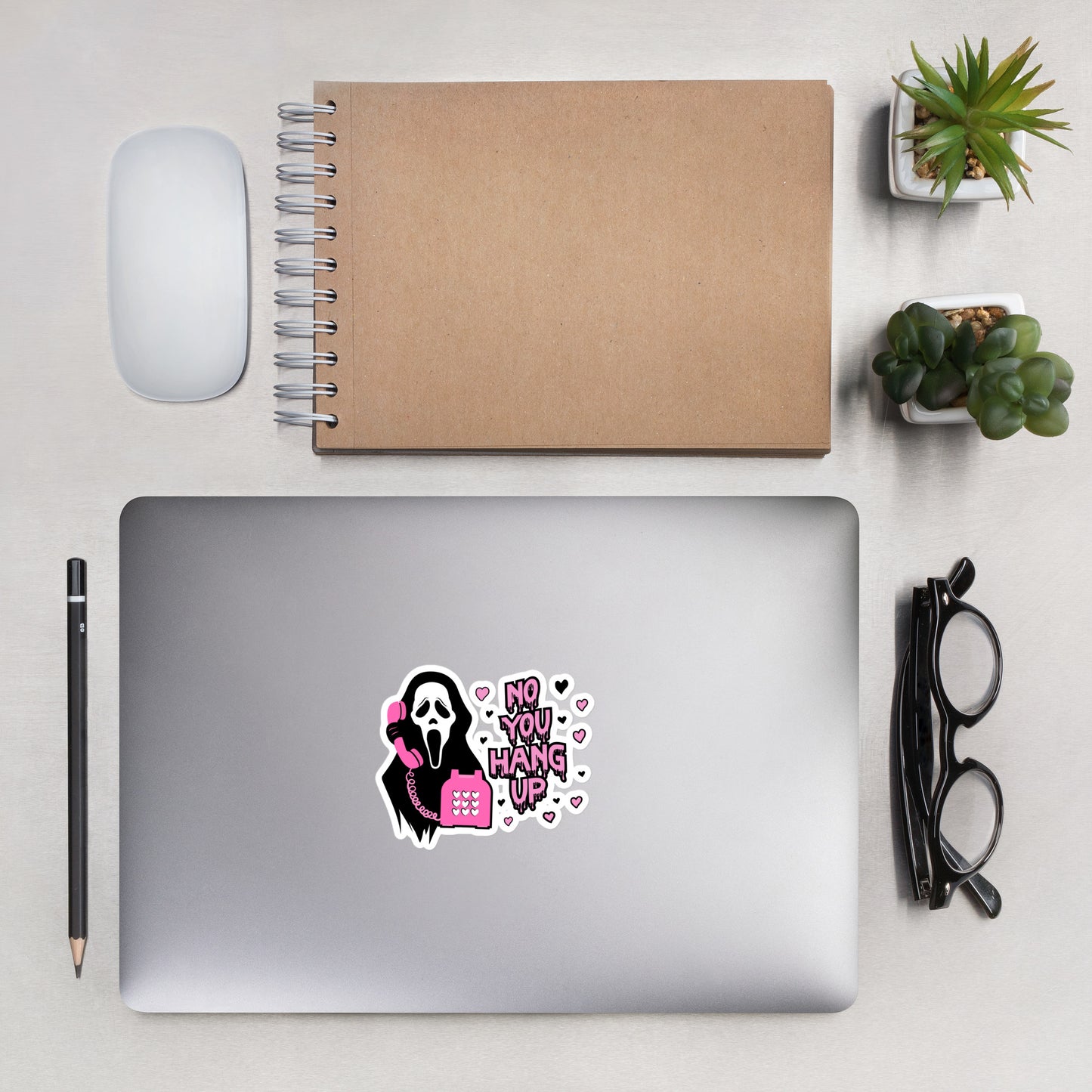 No You Hang Up Horror Sticker