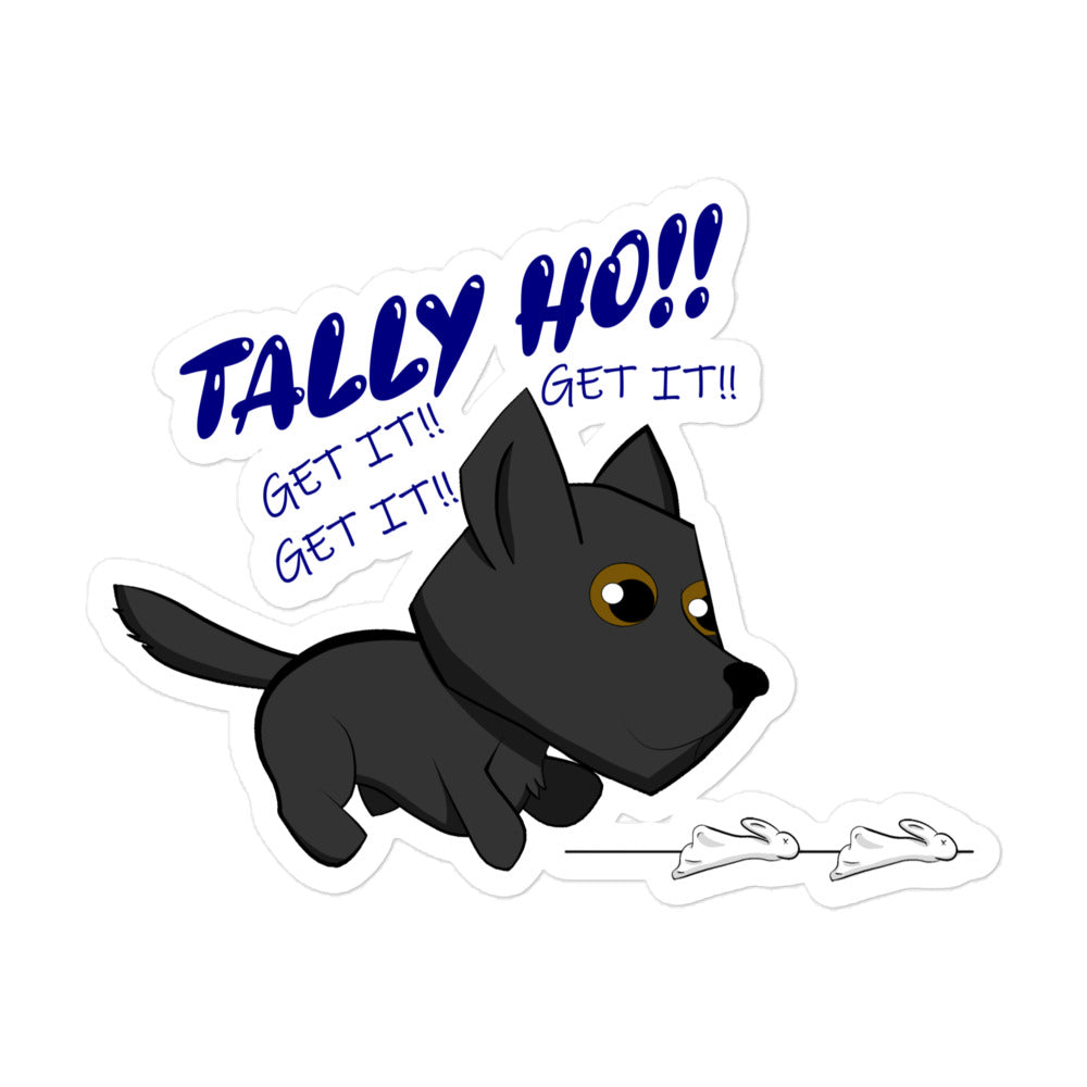 Tally Ho Black Shepherd Sticker