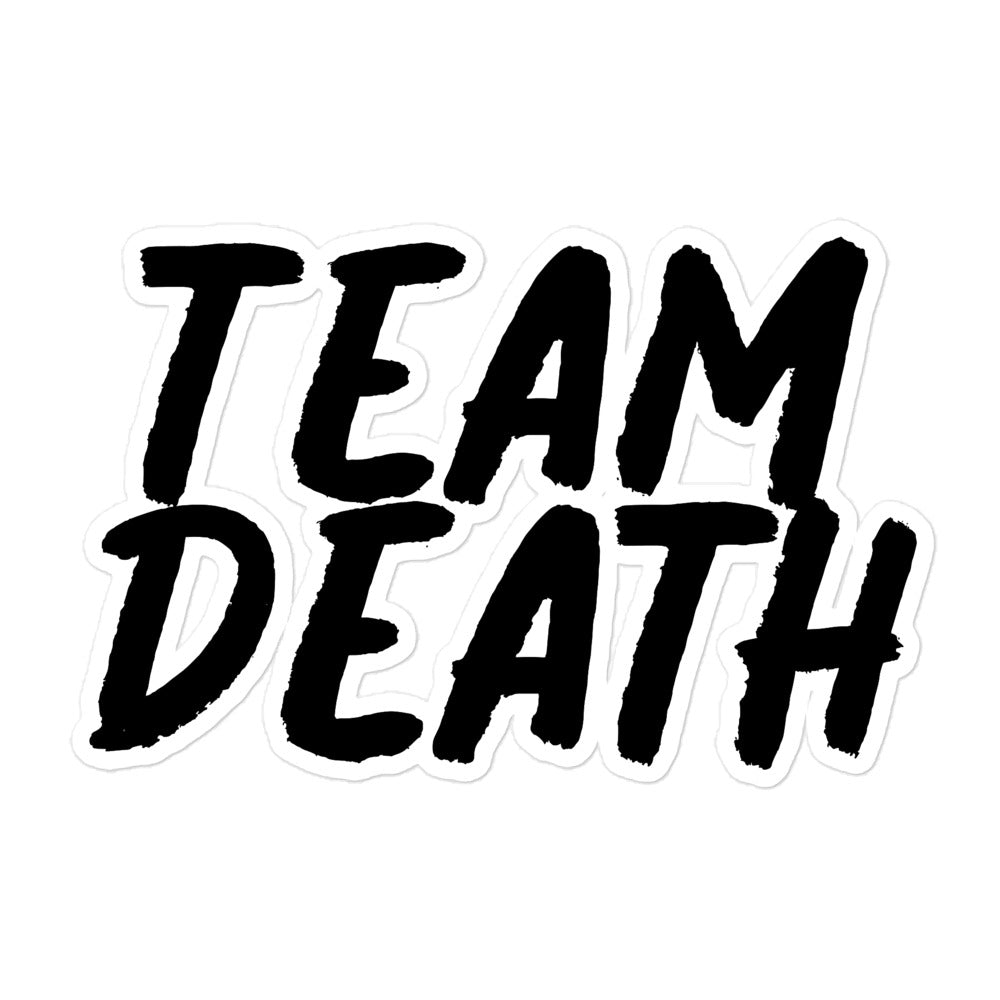 Team Death Sticker