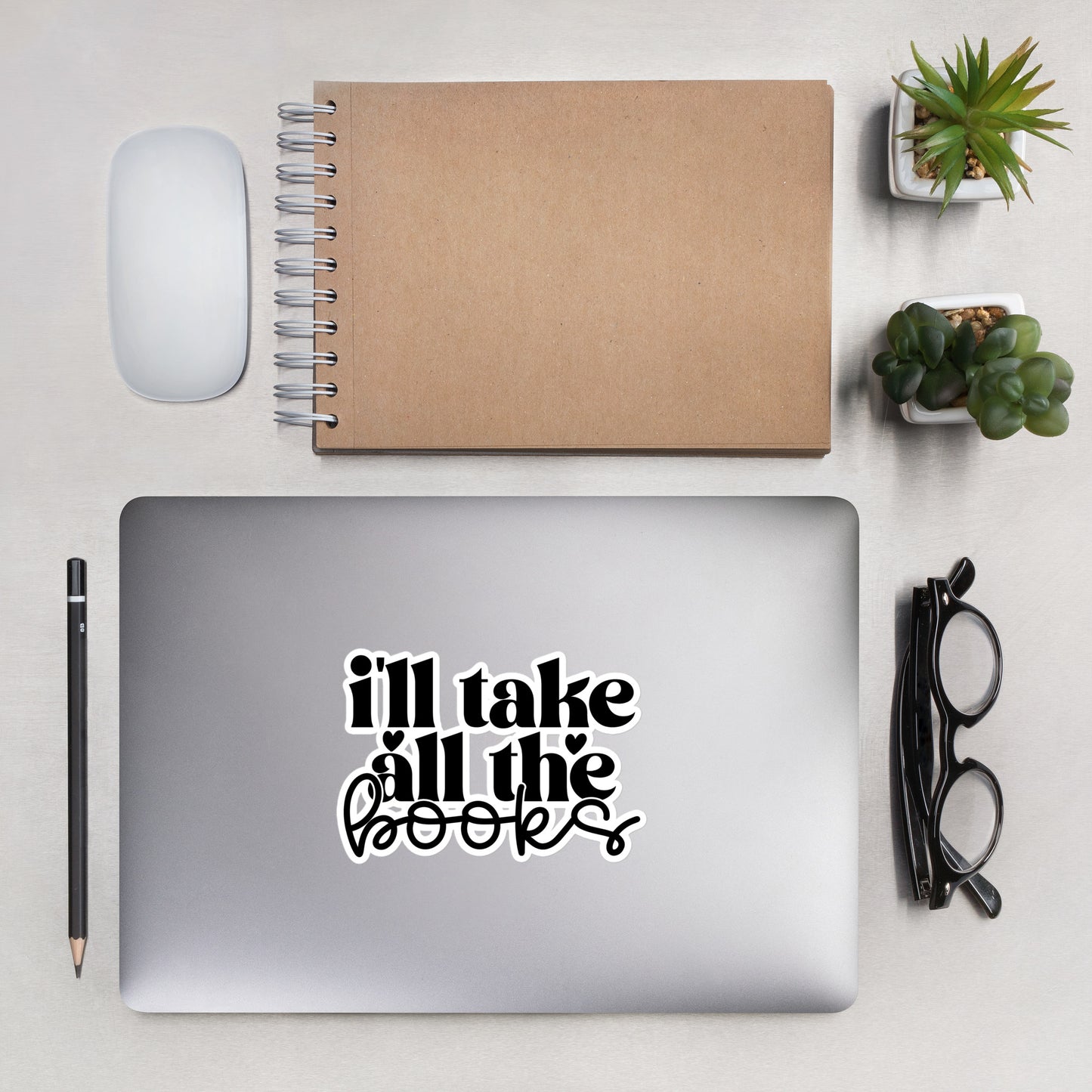I'll take all the books sticker