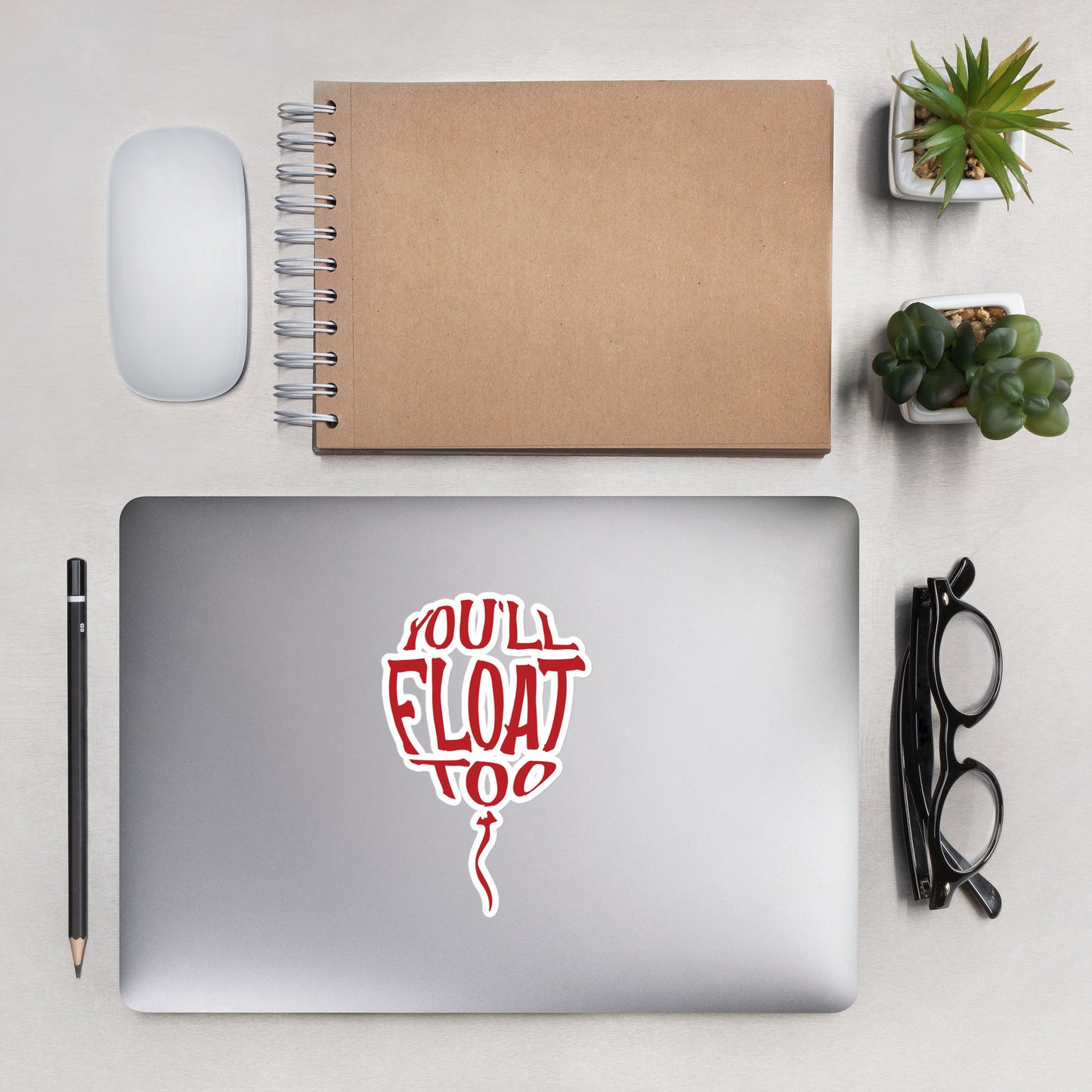 Halloween Horror Scary Youll Float Too Sticker