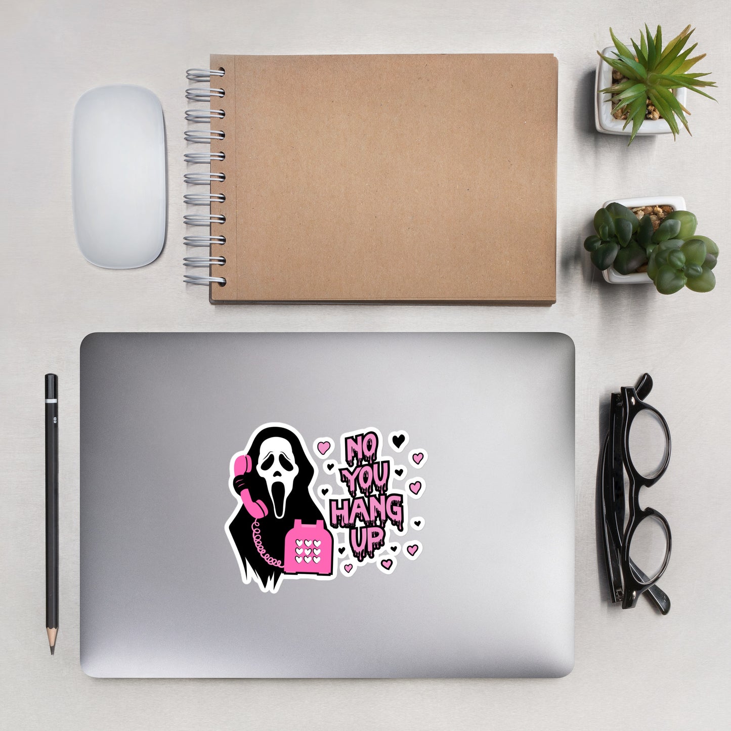No You Hang Up Horror Sticker