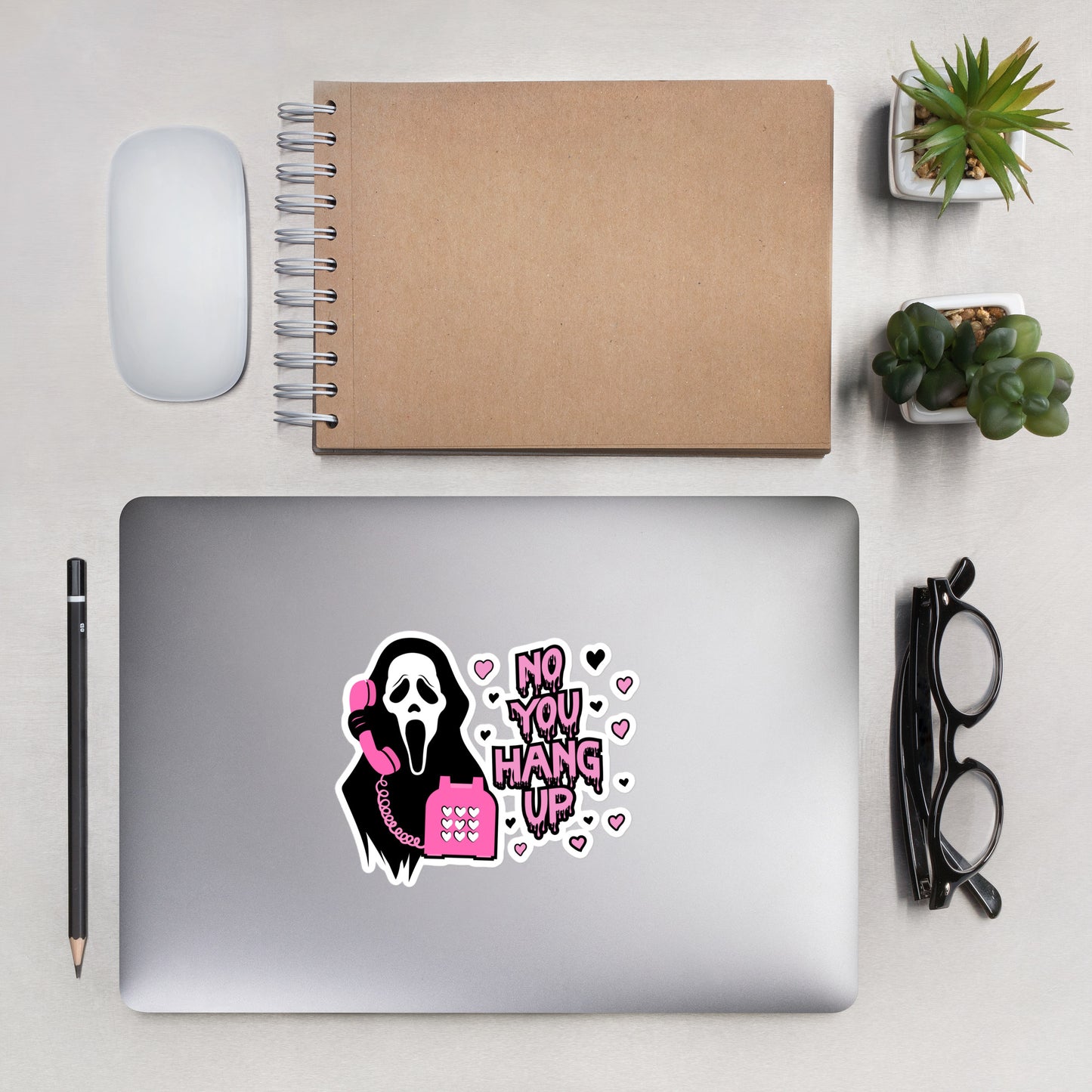 No You Hang Up Horror Sticker