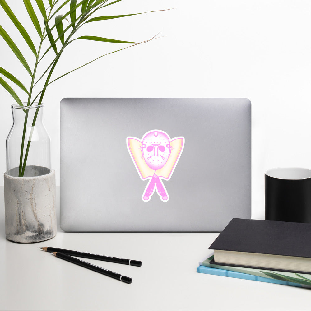 Jason Voorhees Pastel Halloween Sticker