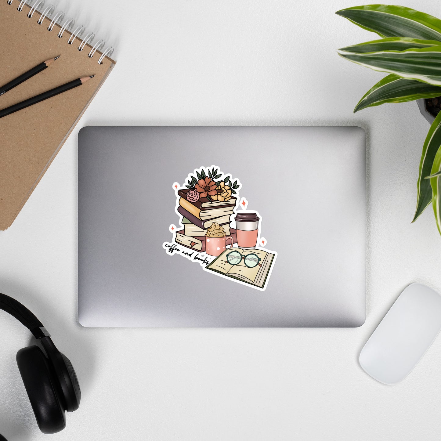 Coffee & Books Sticker