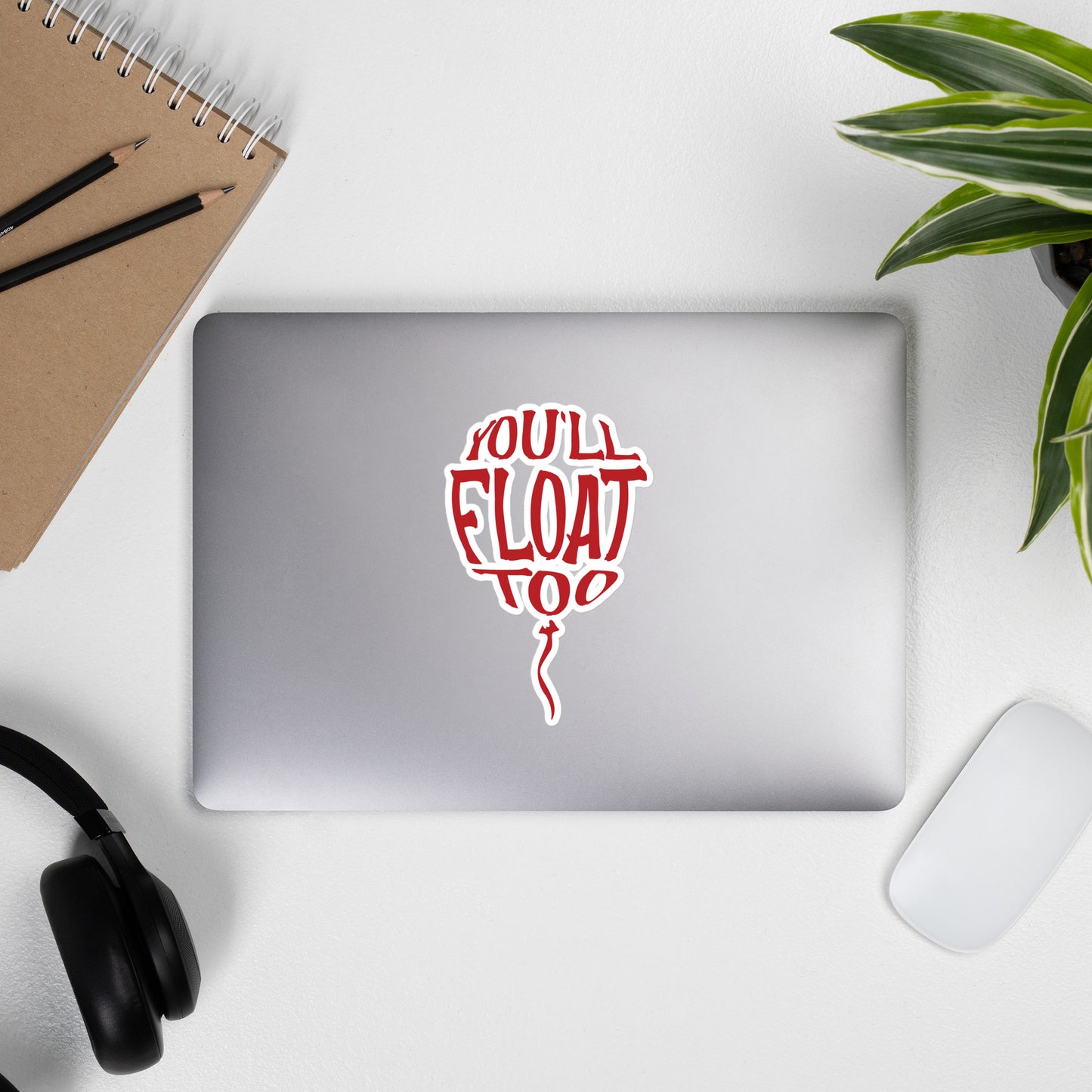 Halloween Horror Scary Youll Float Too Sticker