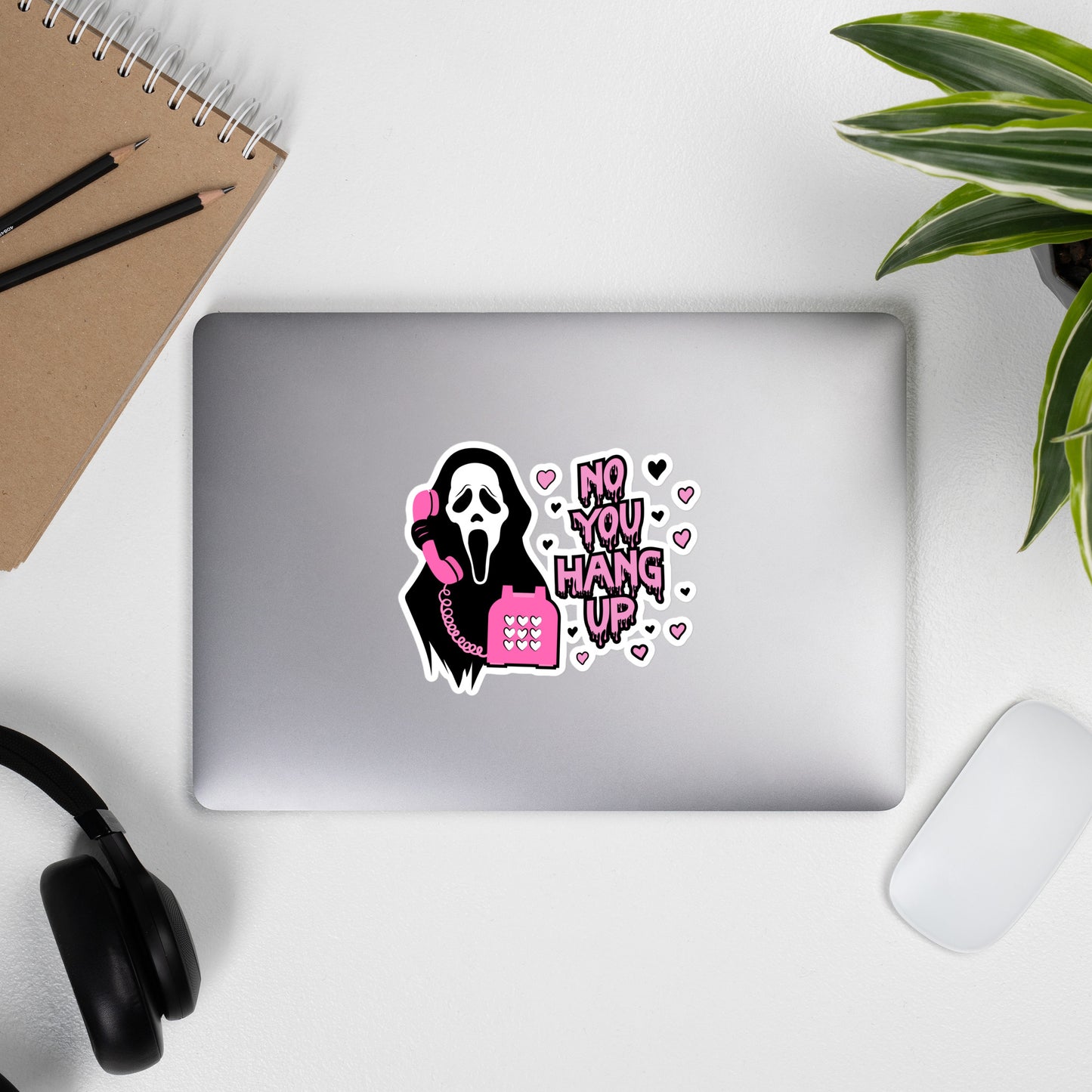 No You Hang Up Horror Sticker