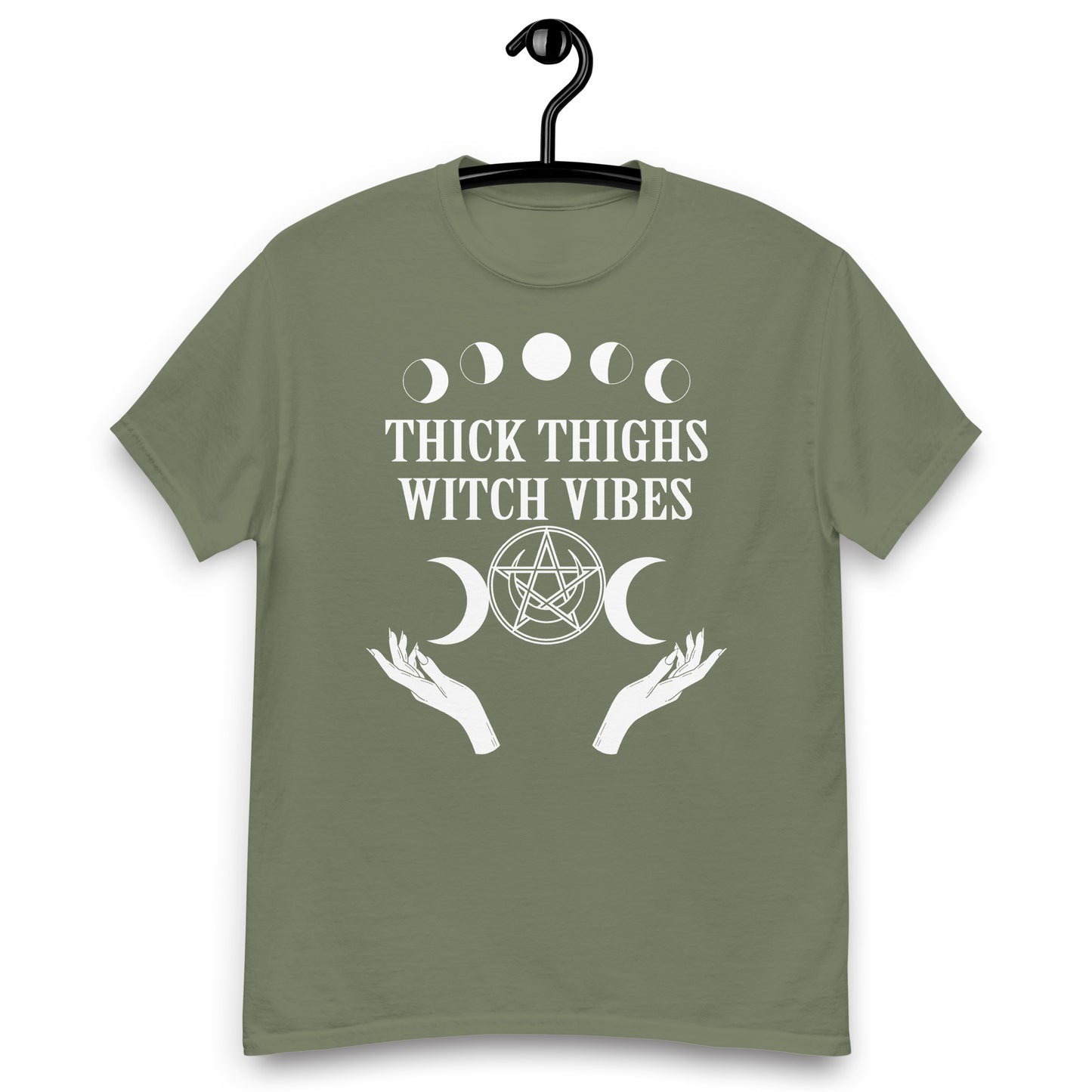 Thick Thighs and Spooky Vibes Men's classic tee