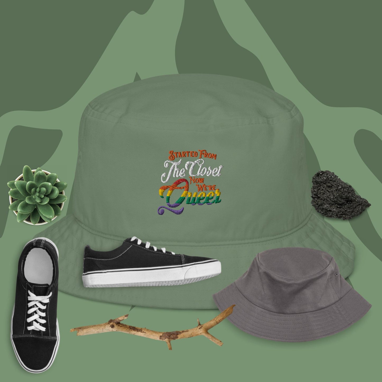 Straight of the Closet Organic bucket hat