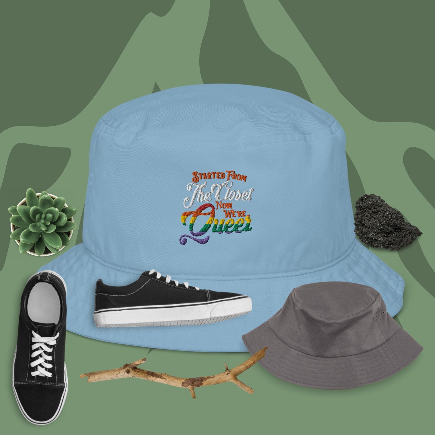 Straight of the Closet Organic bucket hat