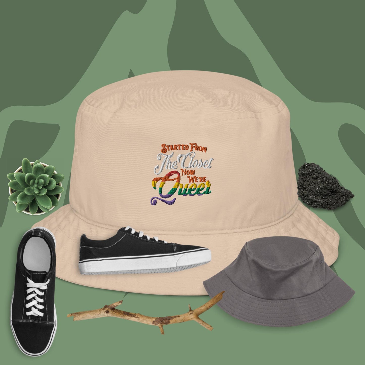 Straight of the Closet Organic bucket hat