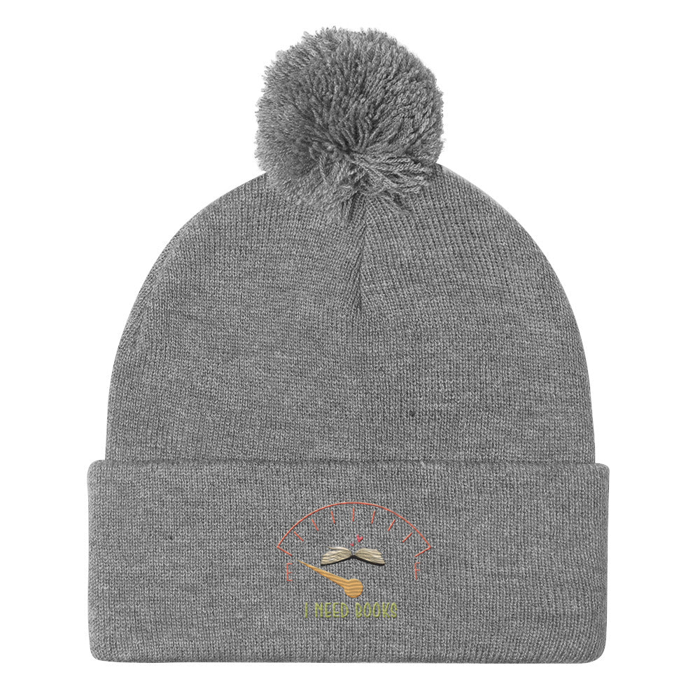 I need Books Pom-Pom Beanie