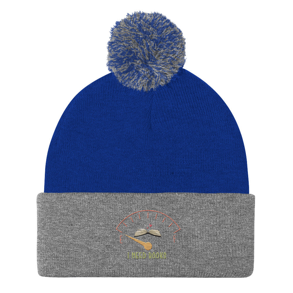 I need Books Pom-Pom Beanie