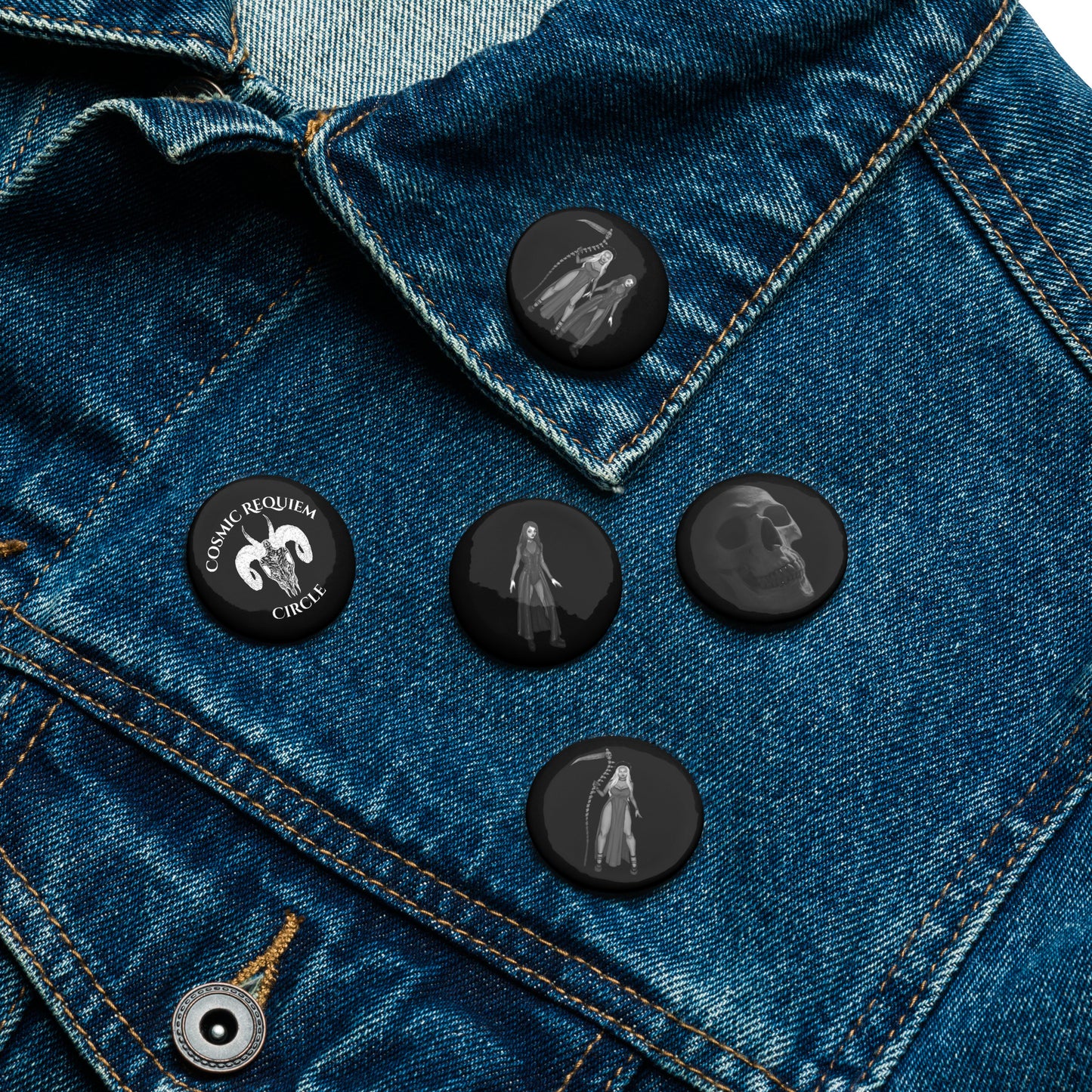 Cosmic Requiem Circle Buttons