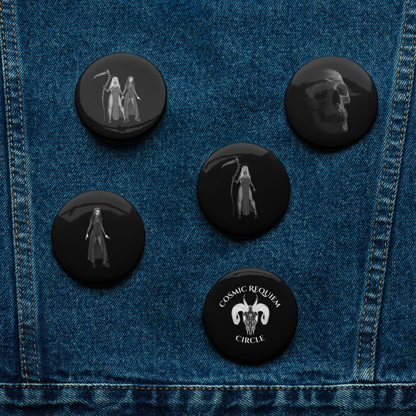 Cosmic Requiem Circle Buttons