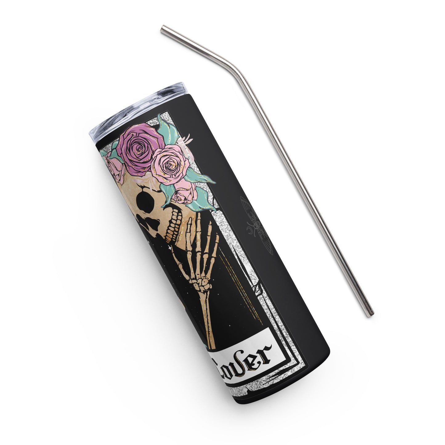 The Lovers Tarot Card Stainless steel tumbler