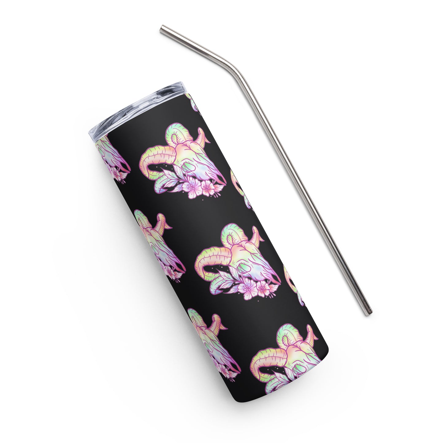 Rams Skull Pastel Tumbler