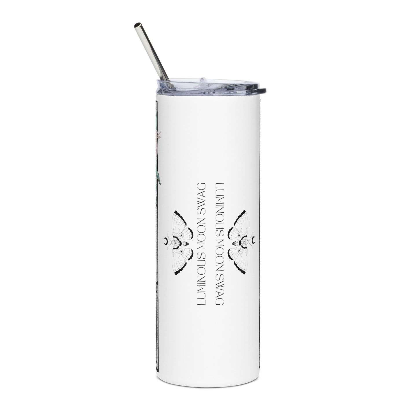 The Lovers Tarot Card Stainless steel tumbler
