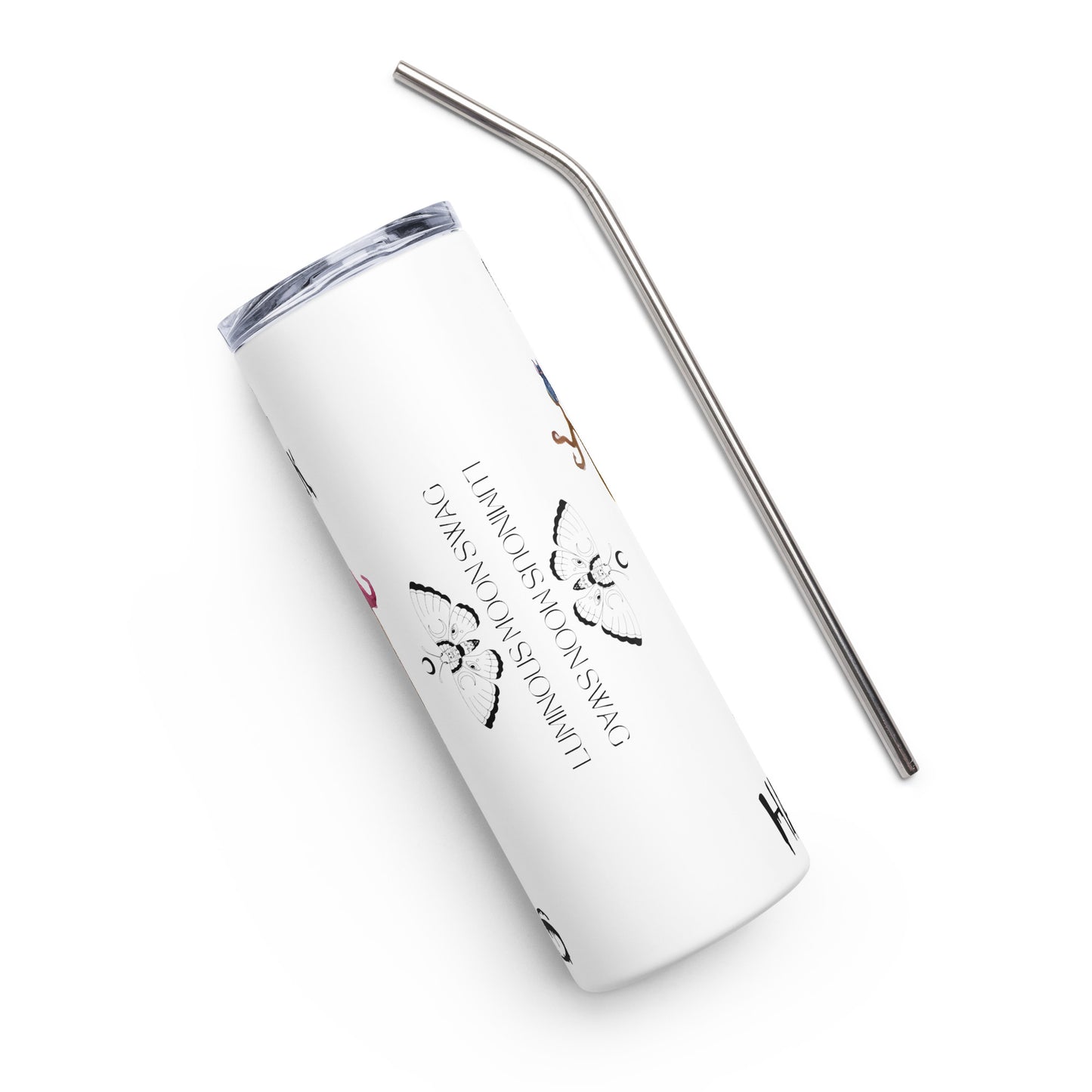 Long Walks through Haunted Houses Stainless steel tumbler