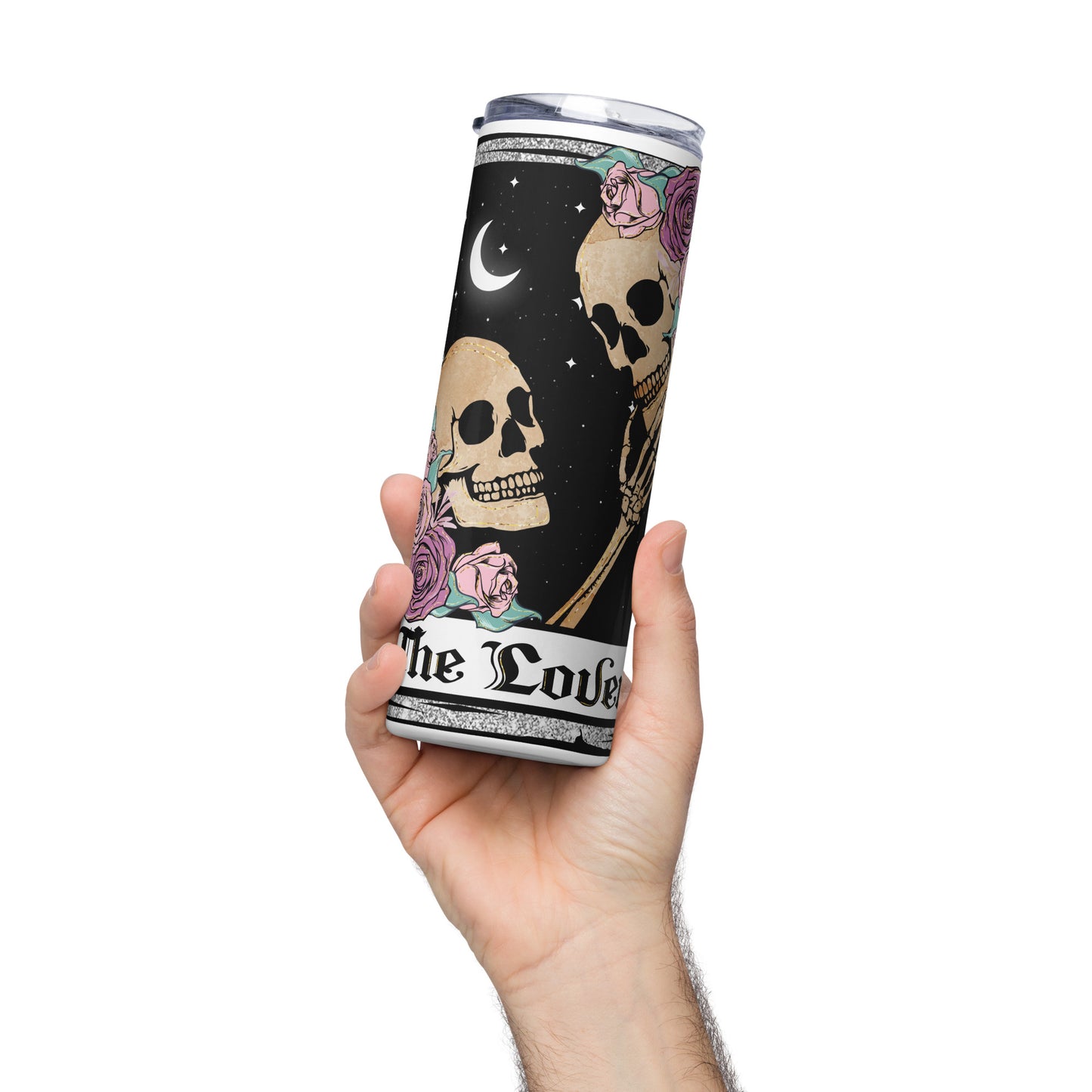 The Lovers Tarot Card Stainless steel tumbler