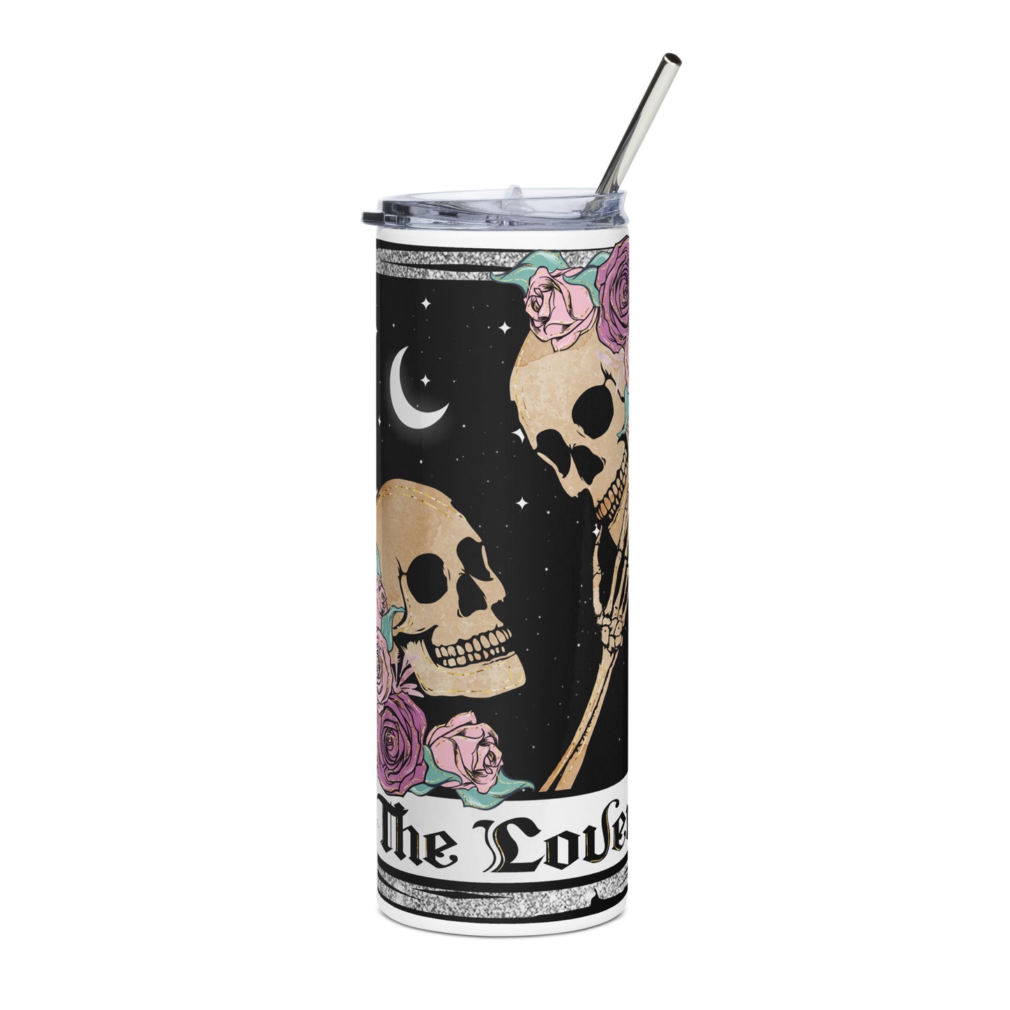 The Lovers Tarot Card Stainless steel tumbler