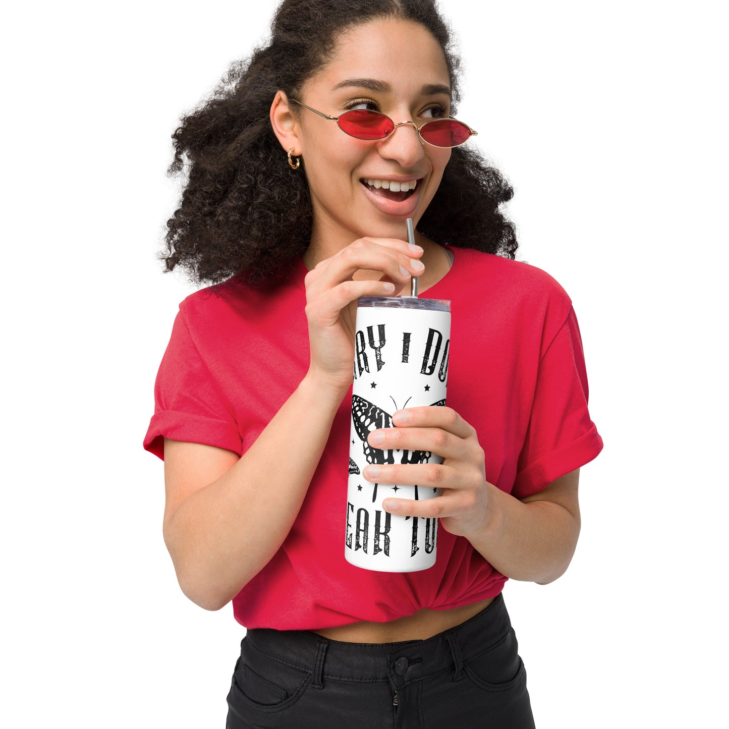 Don't Speak Toxic Stainless steel tumbler