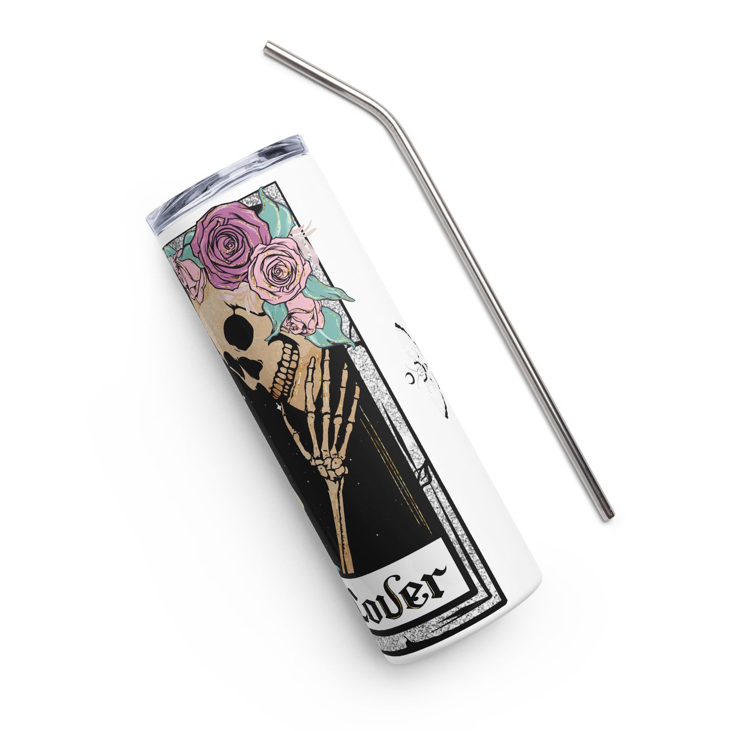 The Lovers Tarot Card Stainless steel tumbler