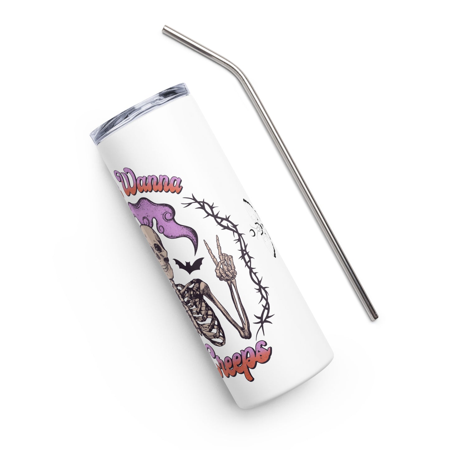 Give you the Creeps Stainless steel tumbler