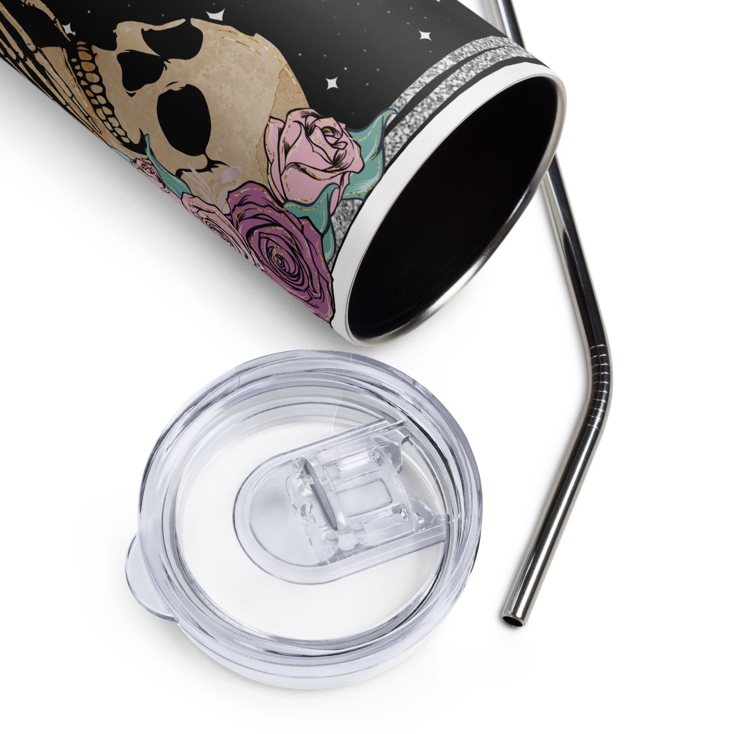 The Lovers Tarot Card Stainless steel tumbler
