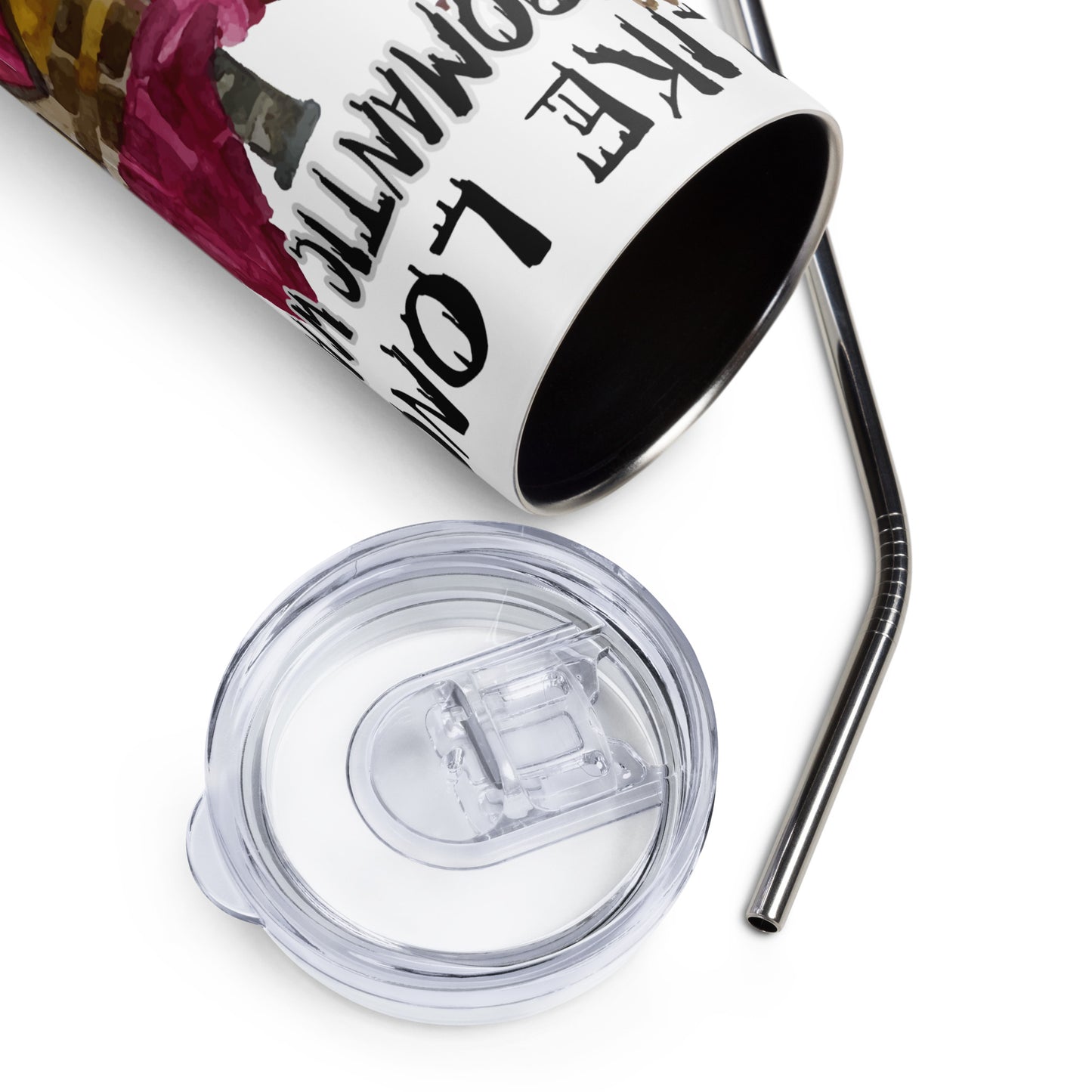 Long Walks through Haunted Houses Stainless steel tumbler