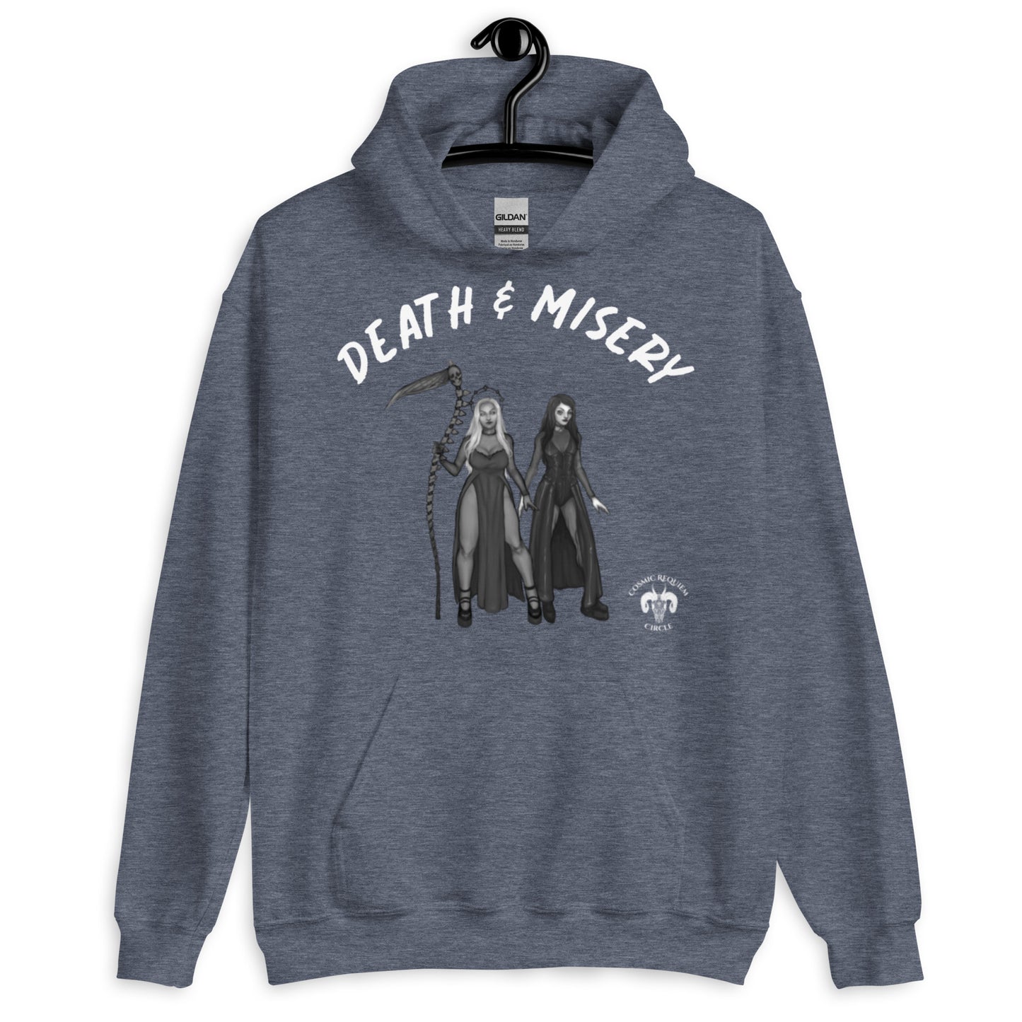 Death & Misery Unisex Heavy Blend Hoodie