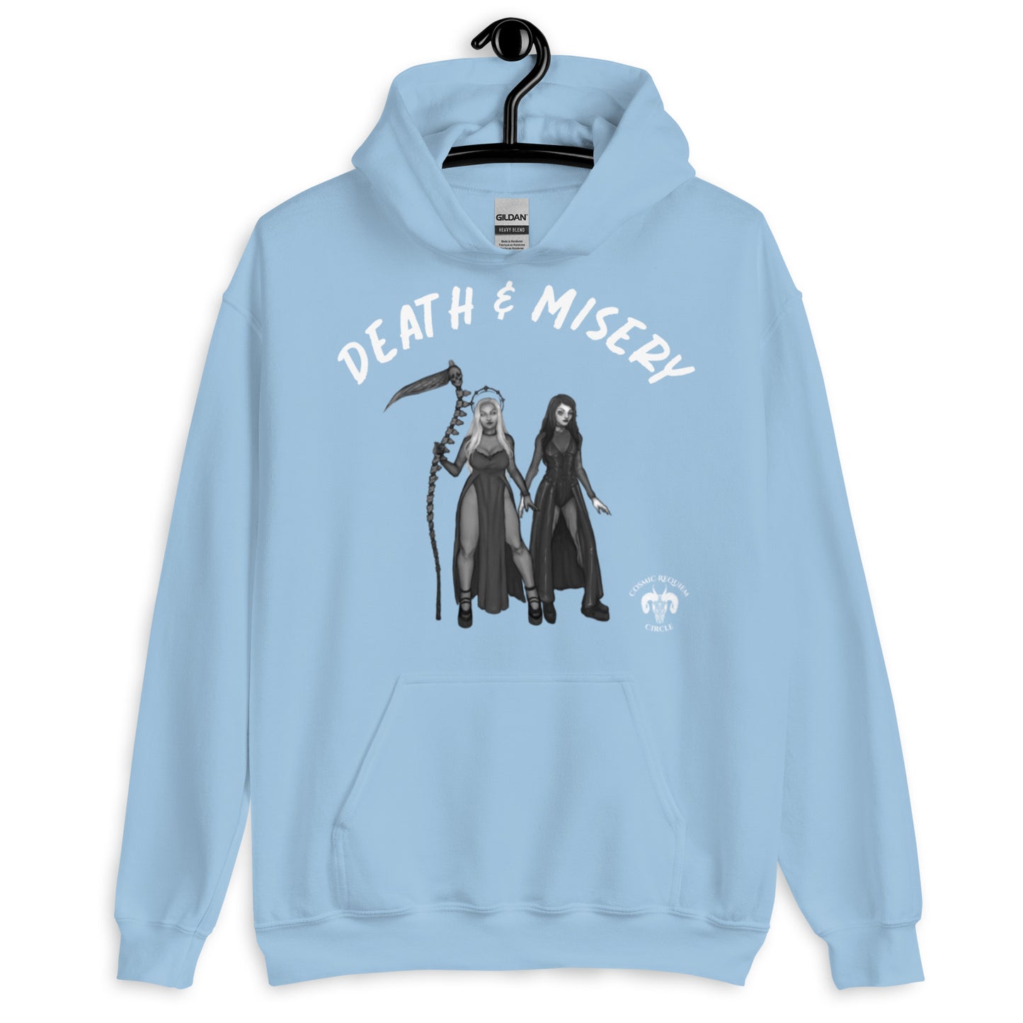 Death & Misery Unisex Heavy Blend Hoodie