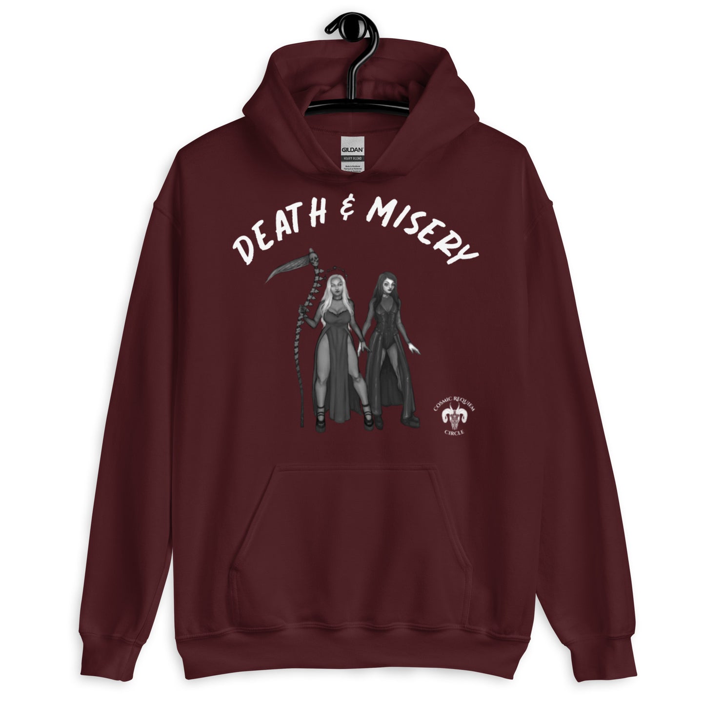 Death & Misery Unisex Heavy Blend Hoodie