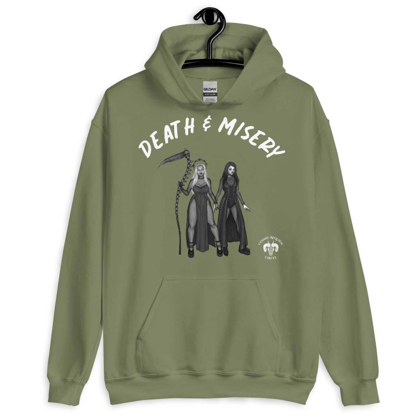 Death & Misery Unisex Heavy Blend Hoodie