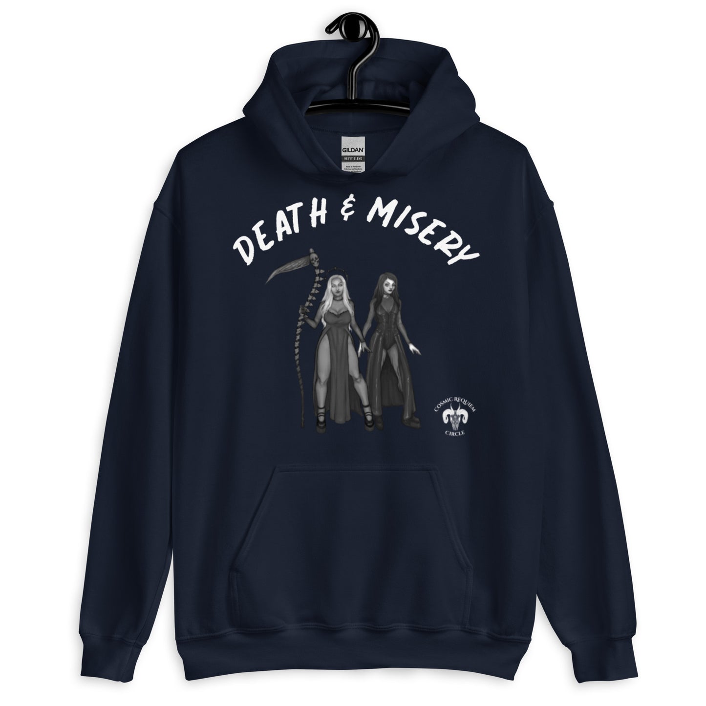 Death & Misery Unisex Heavy Blend Hoodie