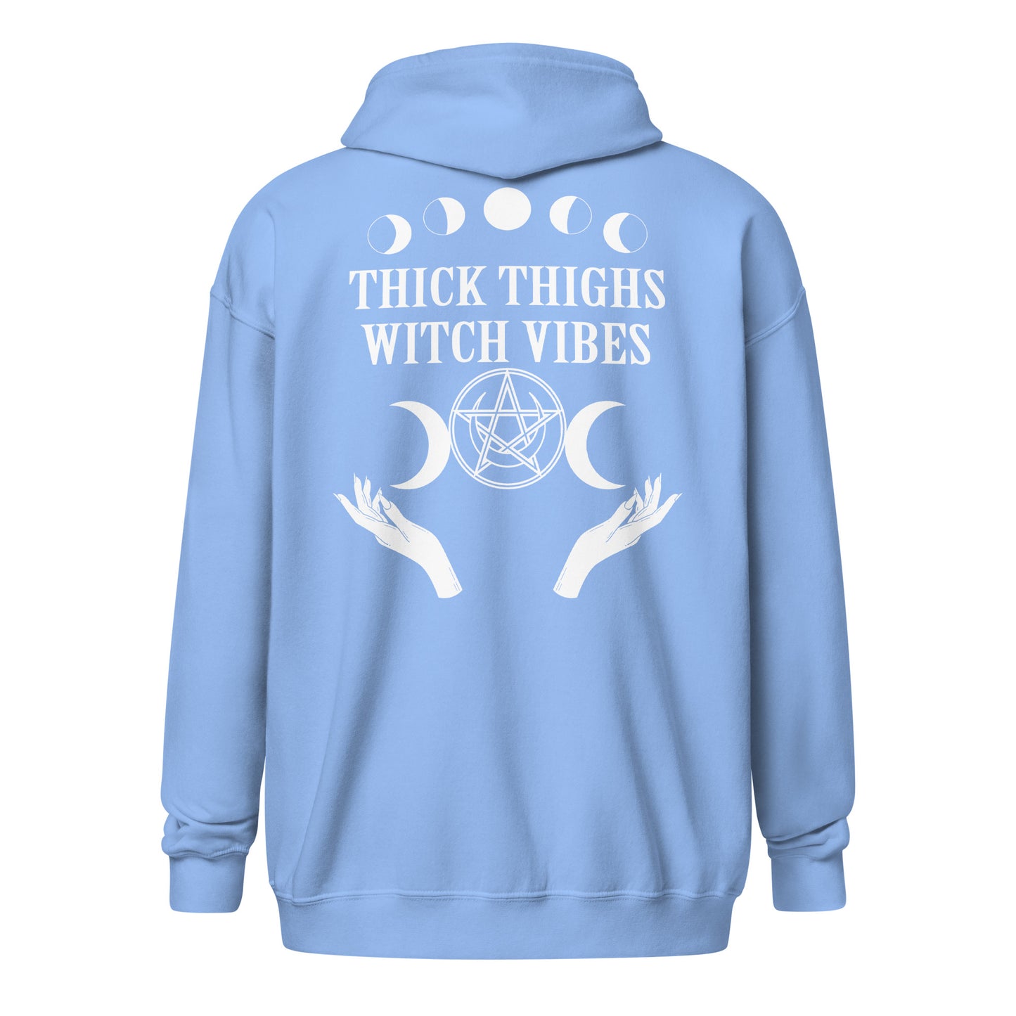 Thick Thighs & Witchy Vibes Unisex heavy blend zip hoodie