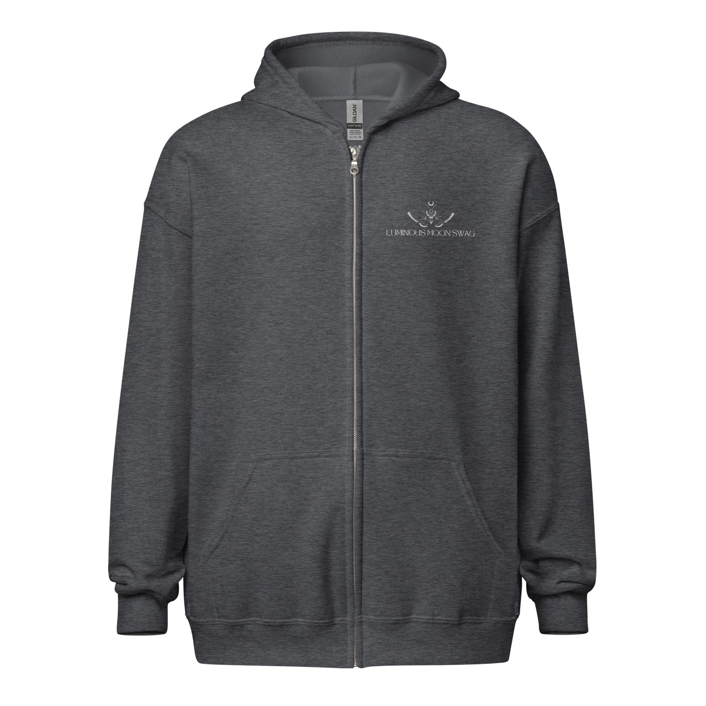 Thick Thighs & Witchy Vibes Unisex heavy blend zip hoodie