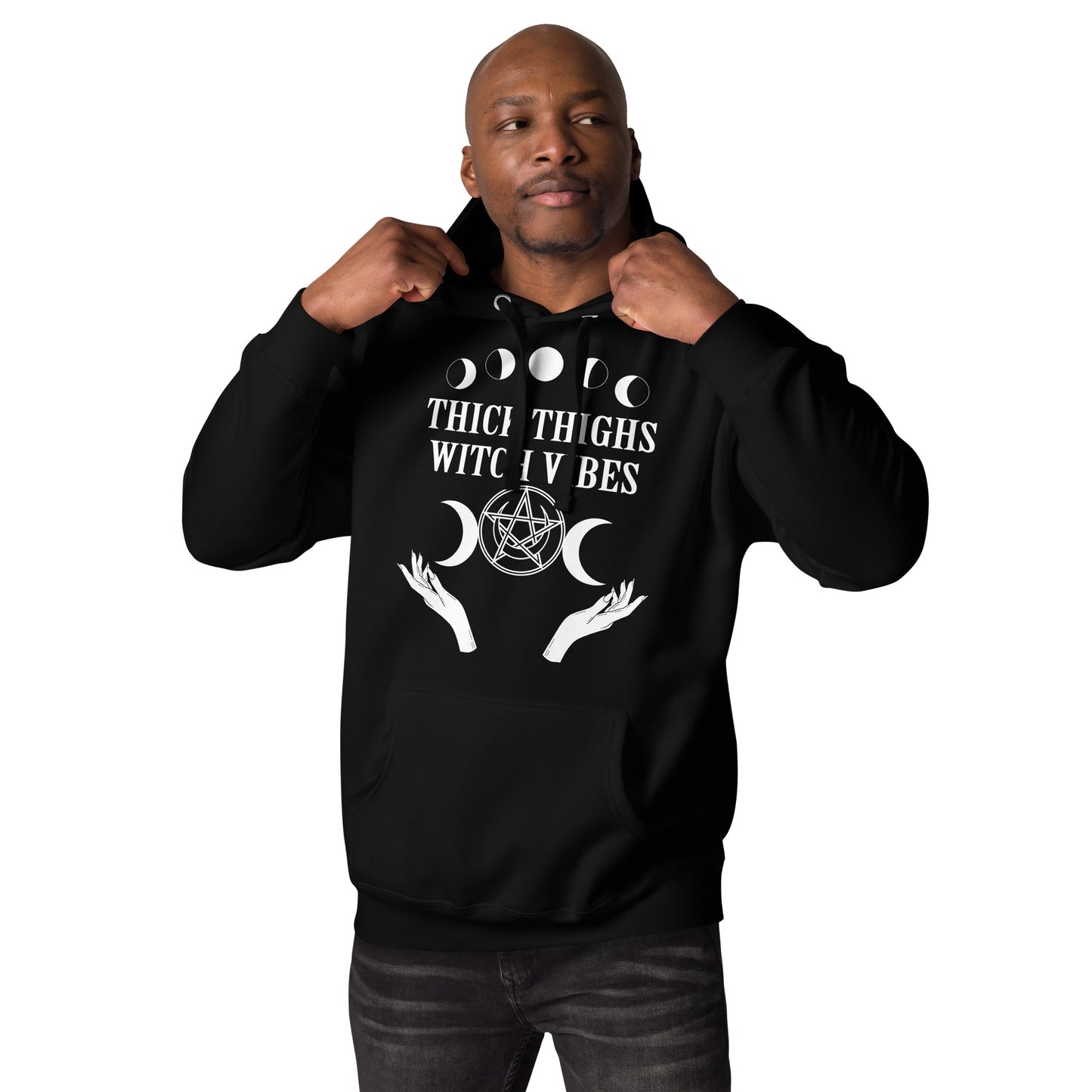 Thick Thighs & Witchy Vibes Unisex Hoodie