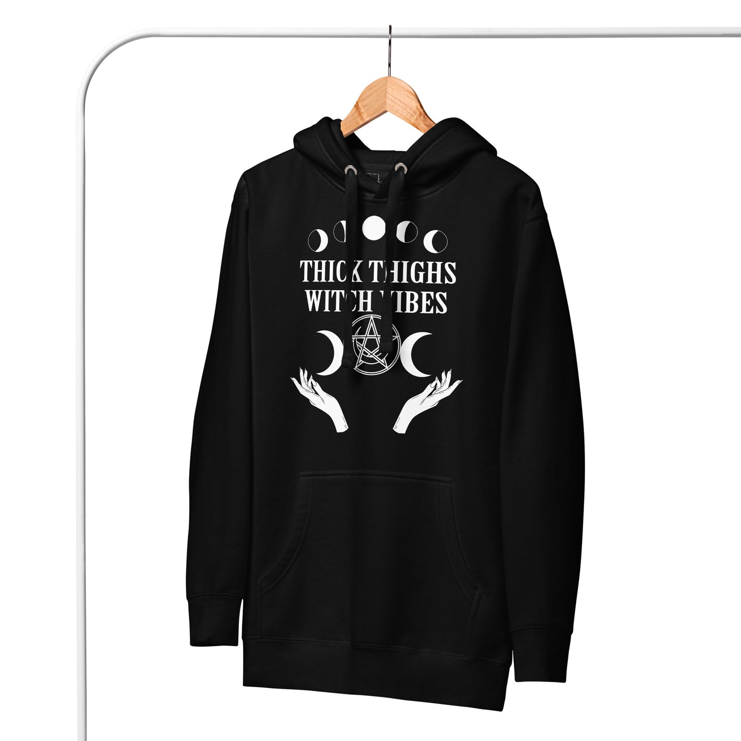 Thick Thighs & Witchy Vibes Unisex Hoodie