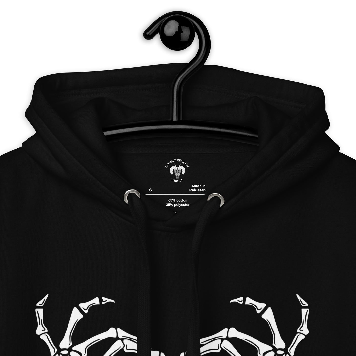 Hey Death Skeleton Heart Hands Unisex Hoodie