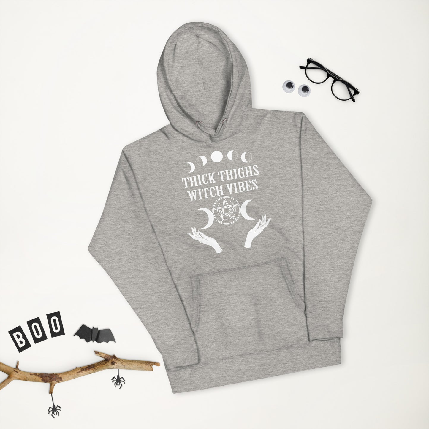 Thick Thighs & Witchy Vibes Unisex Hoodie
