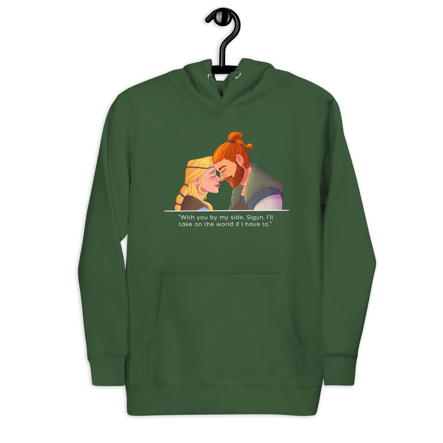 Loki & Sigyn "Take on the World" Hoodie – Serpentine Symphony by Lucinda Wicked