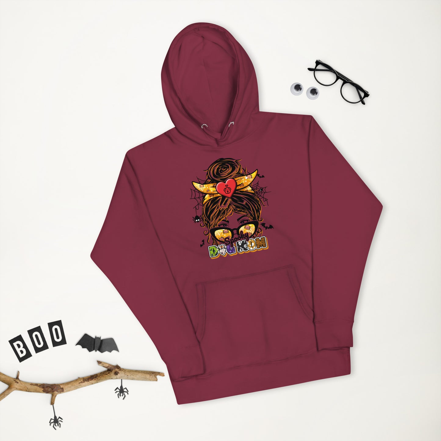 Spooky Dog Mom Unisex Hoodie
