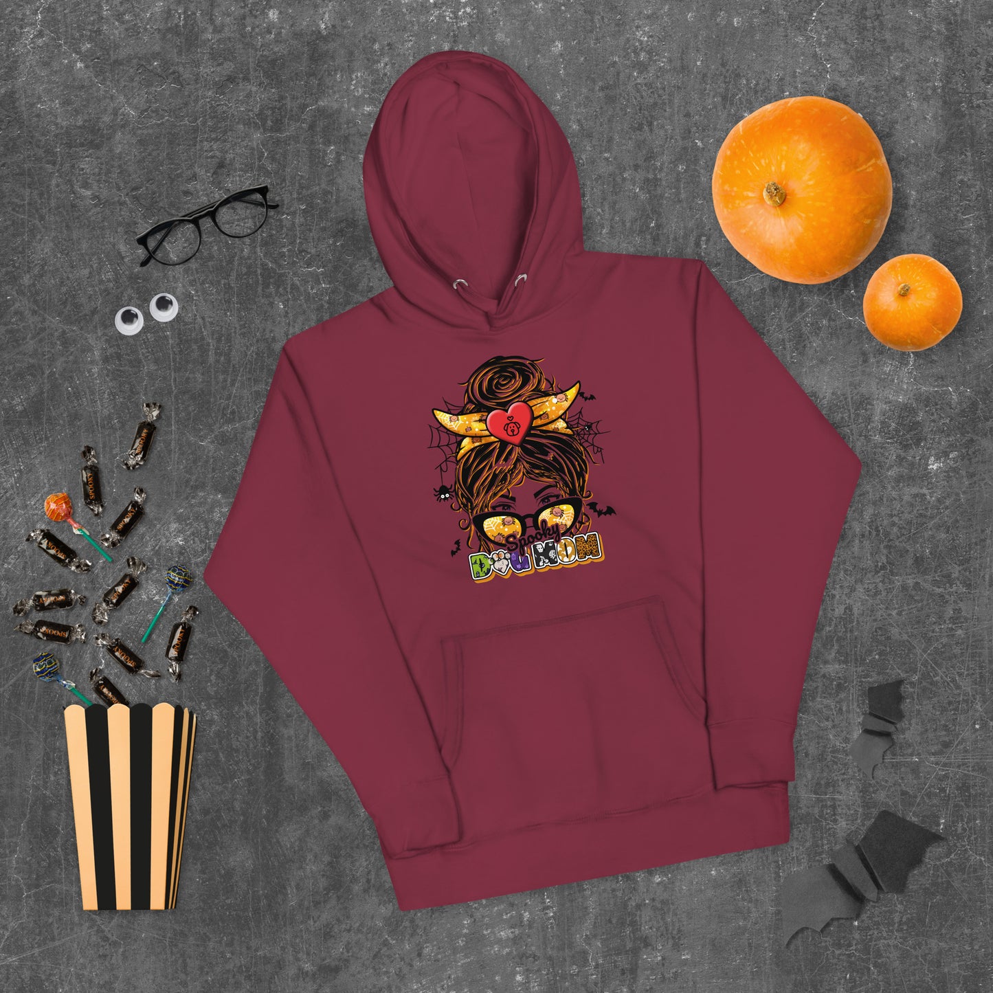 Spooky Dog Mom Unisex Hoodie