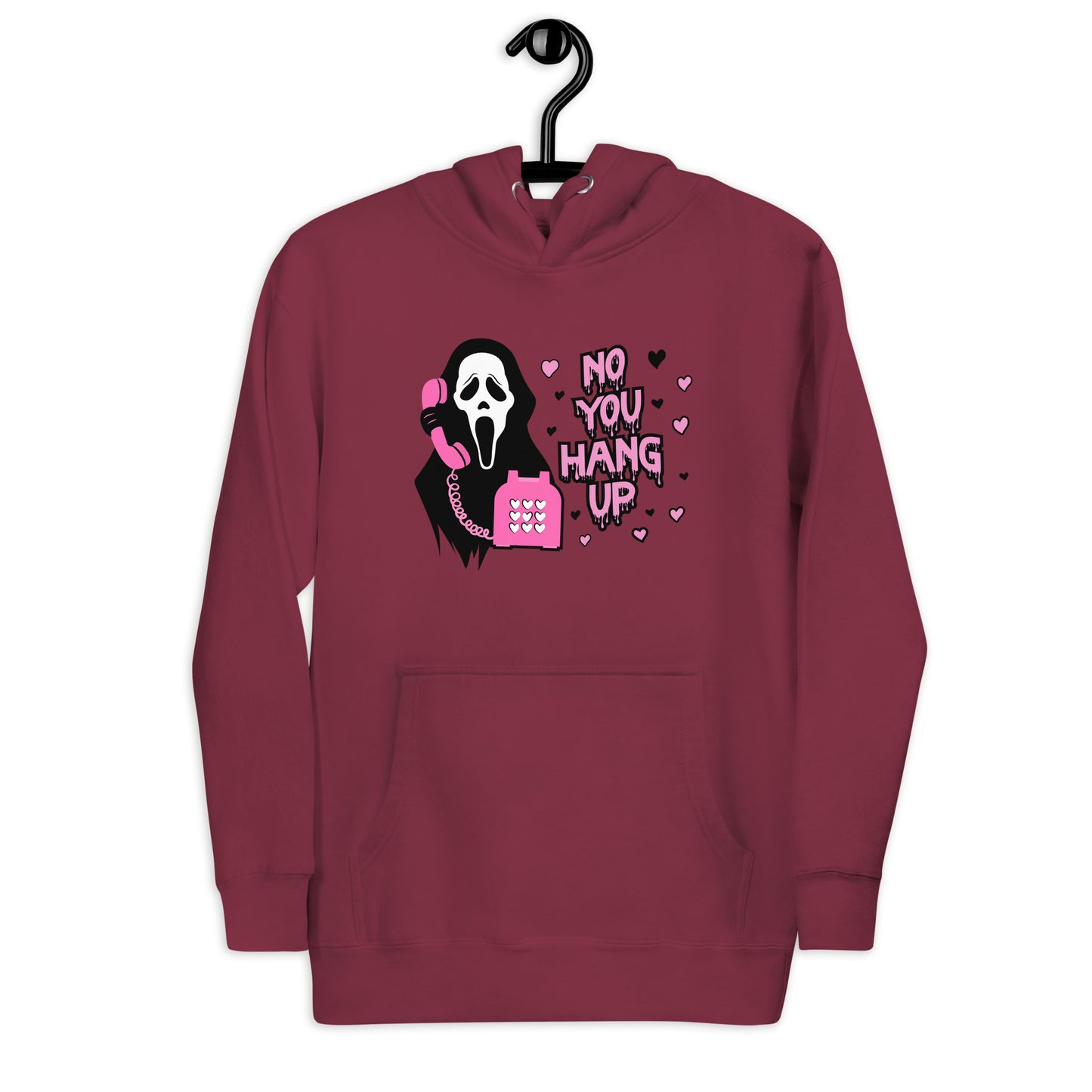 No You Hang Up Horror Unisex Hoodie