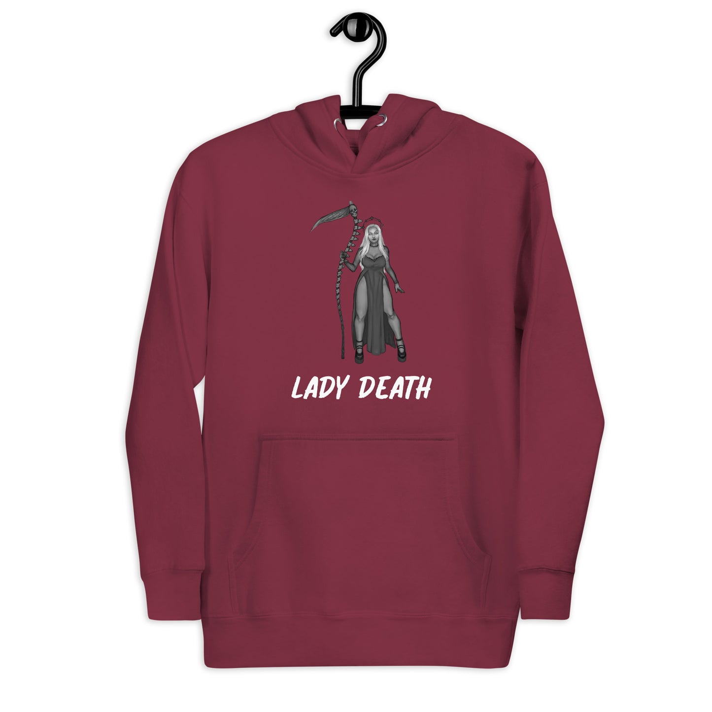 Lady Death - Cosmic Requiem Circle Unisex Hoodie